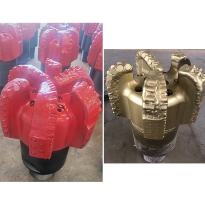 Borehole Pengeboran Batu PDC Bit / API Thread 6 Nozzle PDC Bor Bit Untuk Bentuk Lembut Untuk Hard