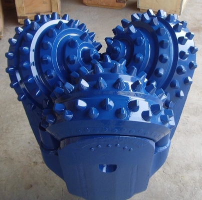 Tricone Bit Berkualitas Tinggi Pertambangan Hard Rock Rotary TCI Tricone Roller Steel Bit untuk Pengeboran Sumur