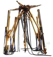 Mesin Pengeboran Jumbo 37 KW Motor 3.5-5.6 M Torowongan Tinggi 90-254mm Diameter