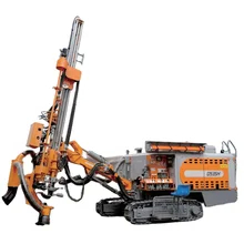 114mm DTH Integrated Rock Drill Rig Dengan Kapasitas 35m Lubang kedalaman untuk Pengeboran Pertambangan