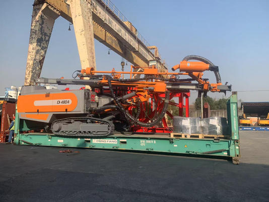 Kompresor Udara 25 Bar Peralatan Pengeboran Batu Rig Untuk Tugas Berat
