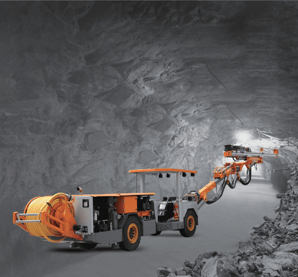 UJ18 Hydraulic Rock Drilling Rig Underground Drill Jumbo Mines And Small Sized Tunnels Mesin