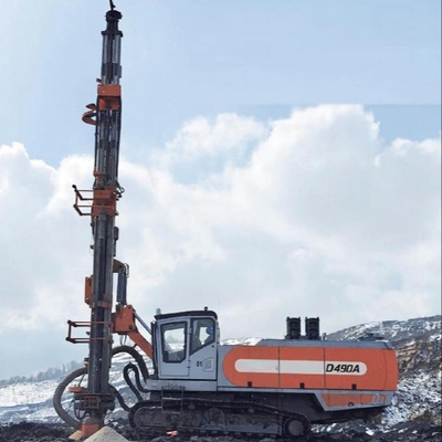 Efisiensi tinggi terintegrasi DTH Down The Hole Drill Rig Untuk Tambang bahan baku semen