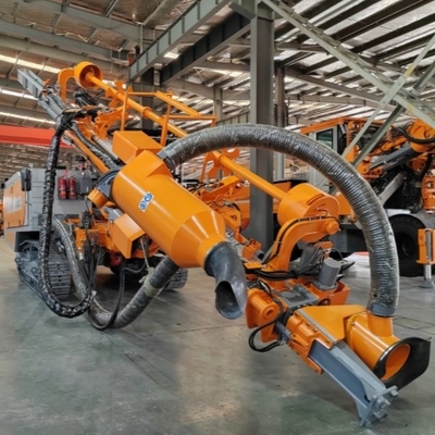 Perminyakan Emas Permukaan Terintegrasi Batu Pengeboran Rig Untuk Pengeboran Dalam Jangkauan Lubang 152 ‒ 203 mm Dan kedalaman Lubang Maksimum 35 M