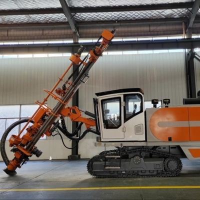 Produksi tinggi DTH Terintegrasi Batu Bor Rig Bor Pipa OD 114 mm Opsional 102 / 127 mm