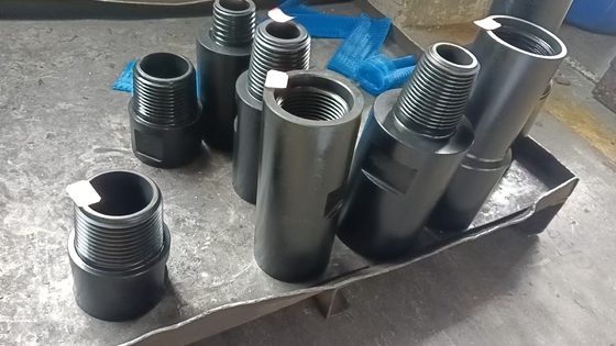 Adaptor Pengeboran Rig Alat 4 1/2 &quot; Metzke Box Untuk 75mm Remet PIN Ukuran Subs