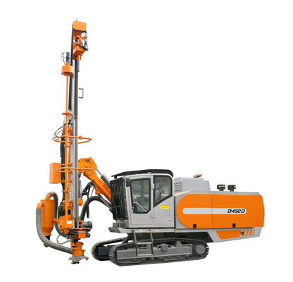 Pengolahan Emas Pengeboran Rig Portable Integrated DTH Surface Rock Drill/Boring Rig untuk Blasting