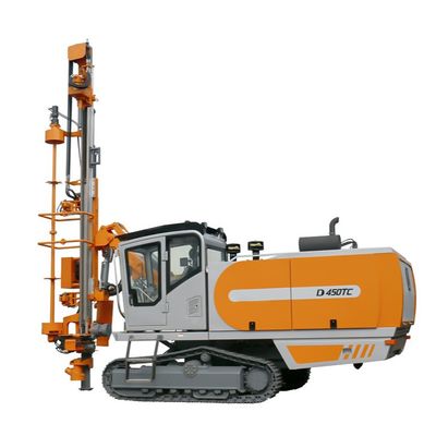 Permukaan Multifunctional Track Portable Crawler Mounted Rock Drill Rig untuk Penambangan Logam Hargai