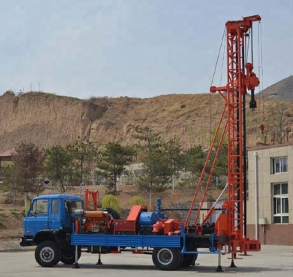 Rig Pengeboran Eksplorasi Tinggi Tiang 8.5m dengan Dimensi Transportasi 5900*2200*3000mm
