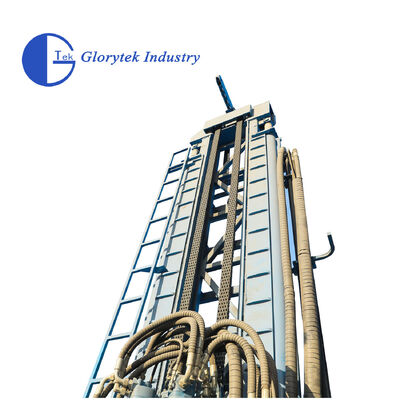 GL600S Steel Crawler Type Water Well Drill/Boring Rig dengan Hammer DTH atau Pompa Lumpur untuk Pengeboran
