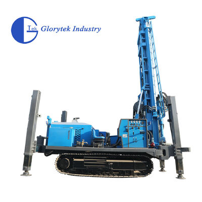 GL600S Crawler Type Water Well Drill/Boring Rig untuk kedalaman 600m dan diameter 105-500mm6 G