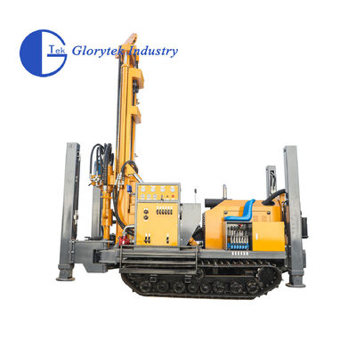 Performa tinggi GL180R Karet Crawler Air Well Drill Rig