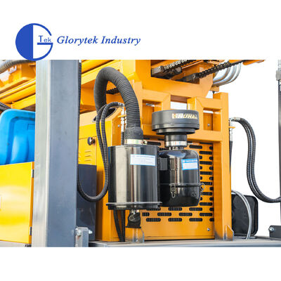 Mesin Bor Sumur Air Tipe Perayap Karet/Rig Pengeboran untuk Irigasi Pertanian dan Industri