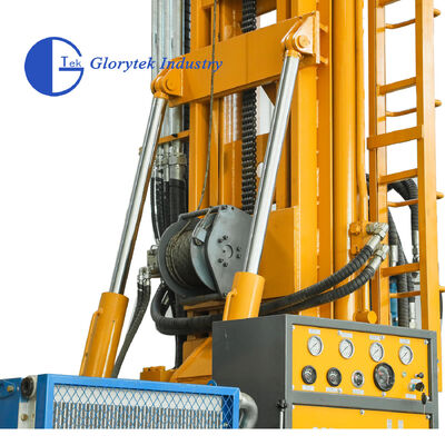 Rig Pengeboran Sumur Air Truk Hidraulik Penuh 500m Untuk Aplikasi Tugas Berat