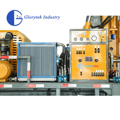 Rig Pengeboran Sumur Air Truk Hidraulik Penuh 500m Untuk Aplikasi Tugas Berat