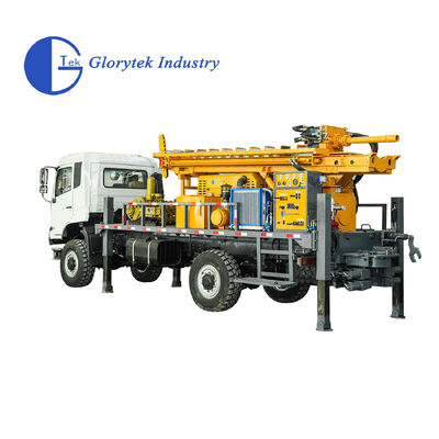 Full Hydraulic 500m Truck Deep Well Drilling Rig with Mud Pump