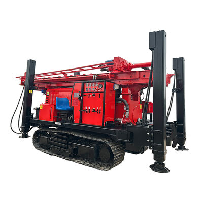 GL350S Crawler Water Well Drill/Drilling Rig for 350m Drilling Depth and 105-325mm Hole Diameter