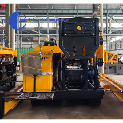GLDX-4 Crawler Chassis Full Hydraulic Core Drilling Rig untuk eksplorasi gas alam dan air bawah tanah