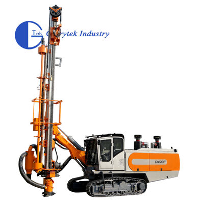 Penggalian Batu Blasting Bor Kompresor Udara Integrated DTH Surface Drill Rig