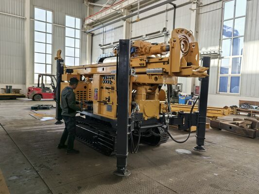 Peralatan Pengeboran RC Full Hydraulic, Top Hammer Drill Rig 300 meter kedalaman