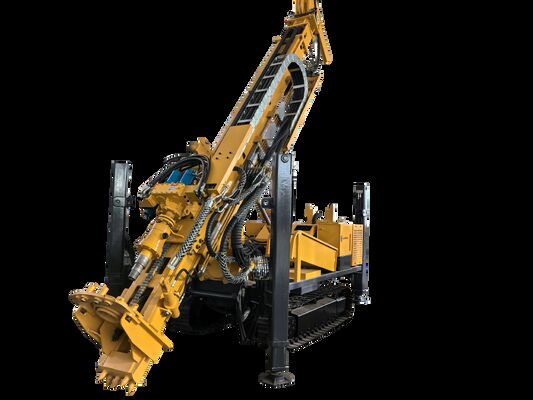 Peralatan Pengeboran RC Full Hydraulic, Top Hammer Drill Rig 300 meter kedalaman