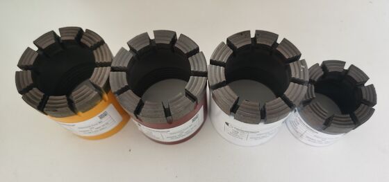 Mata Bor Intan Wireline BQ/NQ/HQ/PQ Spesifikasi Penuh dengan Umur Panjang untuk Eksplorasi Pertambangan