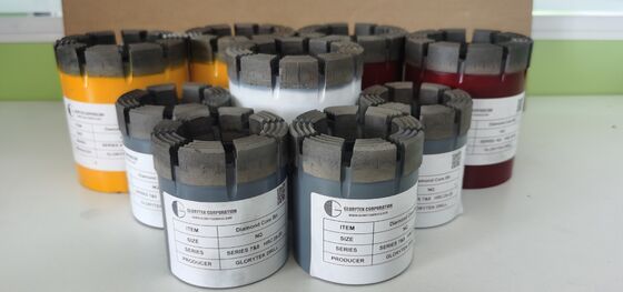 Mata Bor Intan Wireline BQ/NQ/HQ/PQ Spesifikasi Penuh dengan Umur Panjang untuk Eksplorasi Pertambangan