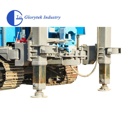 Crawler Type Water Well Drill Rig GL600S Truk Dipasang untuk Pengeboran Sumur dalam dengan kedalaman maksimum 600m dan Jangkauan Diameter 105 sampai 500mm