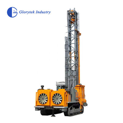 R880L Permukaan Terintegrasi Tricone Rotary Mining Drilling Rig Cocok untuk diameter lubang dari 150-230 mm dan kedalaman pengeboran hingga 54 m