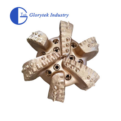 Mata Bor PDC 17 1/2 Inci 6 Bilah Badan Baja atau Matrix untuk Batuan Keras