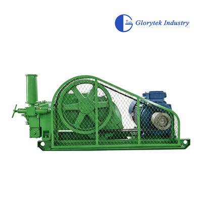Tekanan Tinggi BW1000/10 Pompa Lumpur Tiga Silinder Horisontal 75kW Aliran Tinggi 1000L/min10MPa