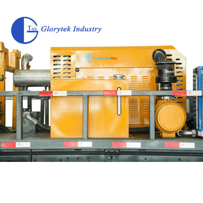 Full Hydraulic Truck Mounted Type Borehole Water Well Drill/Boring Rig, 500m kedalaman, 105-350mm diameter lubang