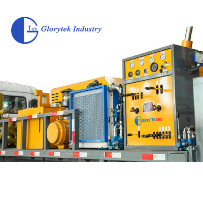 Full Hydraulic Truck Mounted Type Borehole Water Well Drill/Boring Rig, 500m kedalaman, 105-350mm diameter lubang