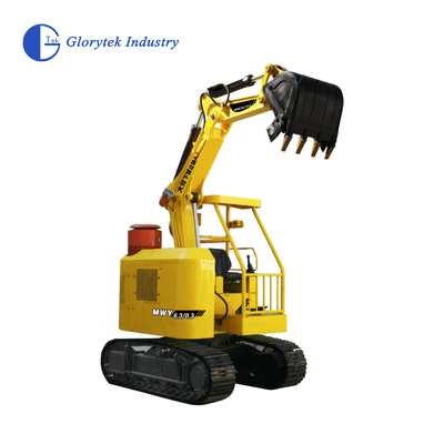 6.3T Underground Mining Excavator (660V/1140V) 0.3m3 Bucket, 40kN Digging Force, Compact Track Loader dengan Opsi Hydraulic Breaker
