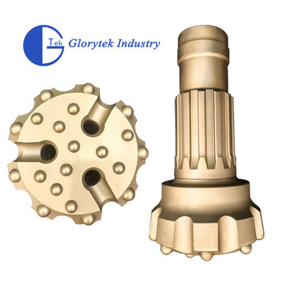 Pasar Global DTH Hammer Bit Semua Ukuran dengan QL Shank Tipe untuk Pengeboran Batu